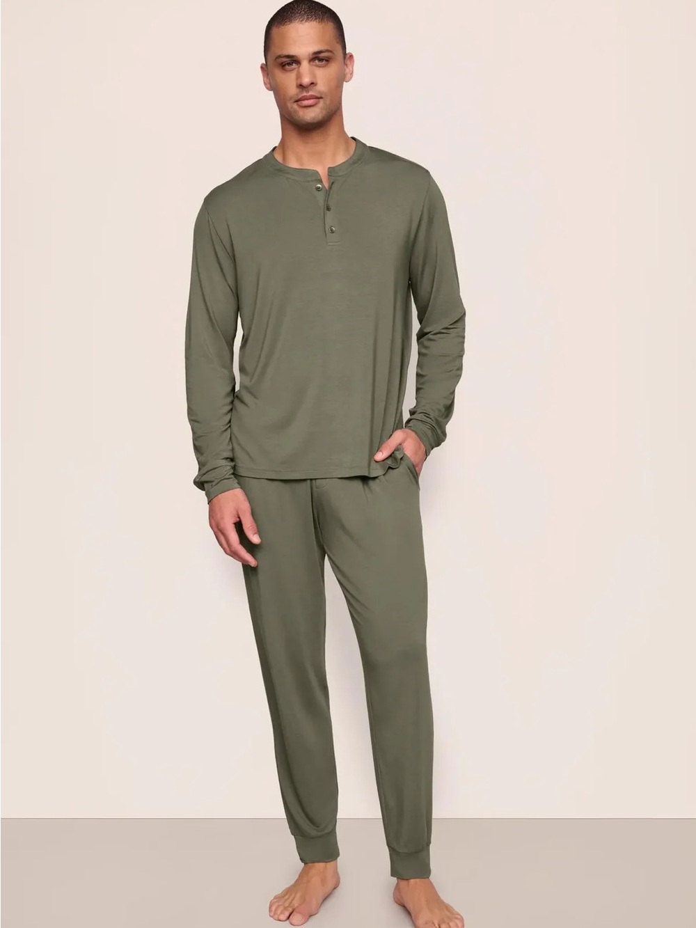 Eberjey Henry Long PJ Set